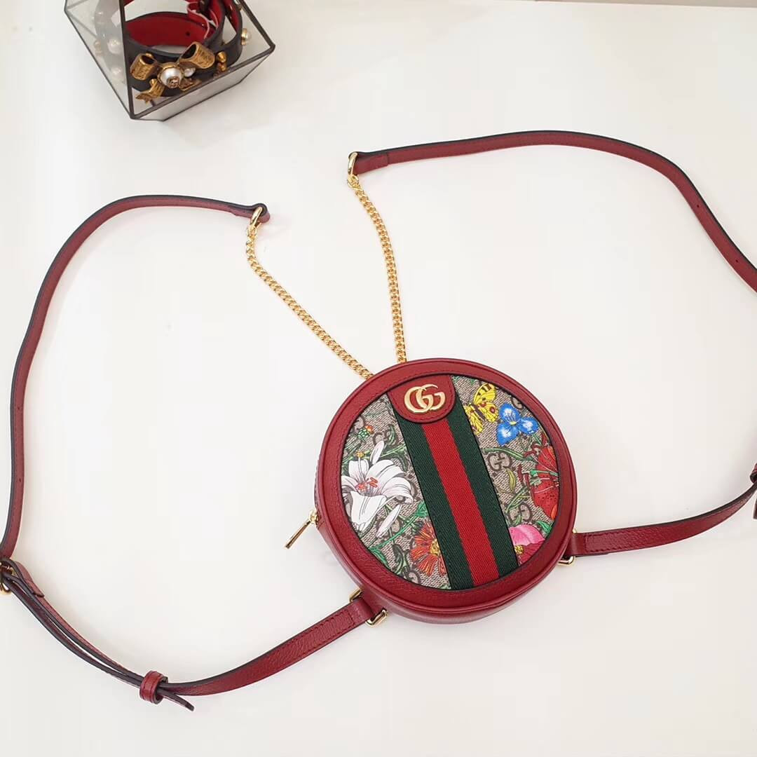Gucci Ophidia GG Flora Mini Backpack 598661