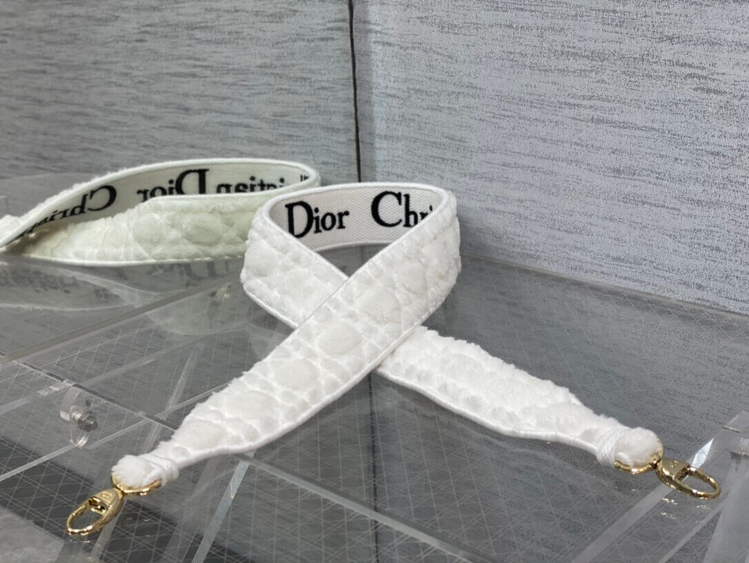 Christian Dior Medium Lady D-Lite Bag M05659 in Cannage Shearling