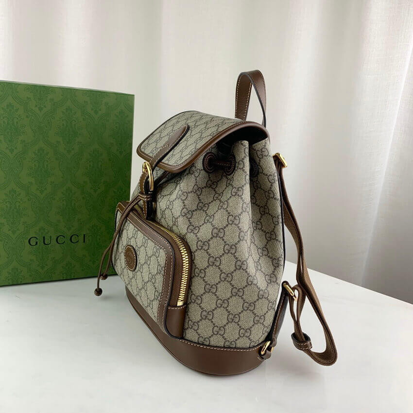 Gucci Backpack with Interlocking G in GG Supreme 674147
