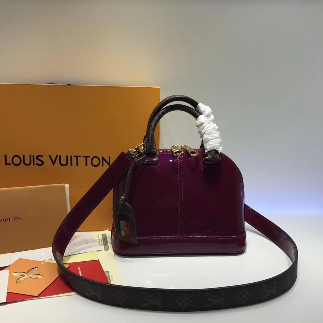 Louis Vuitton Patent Leather Alma BB M54785