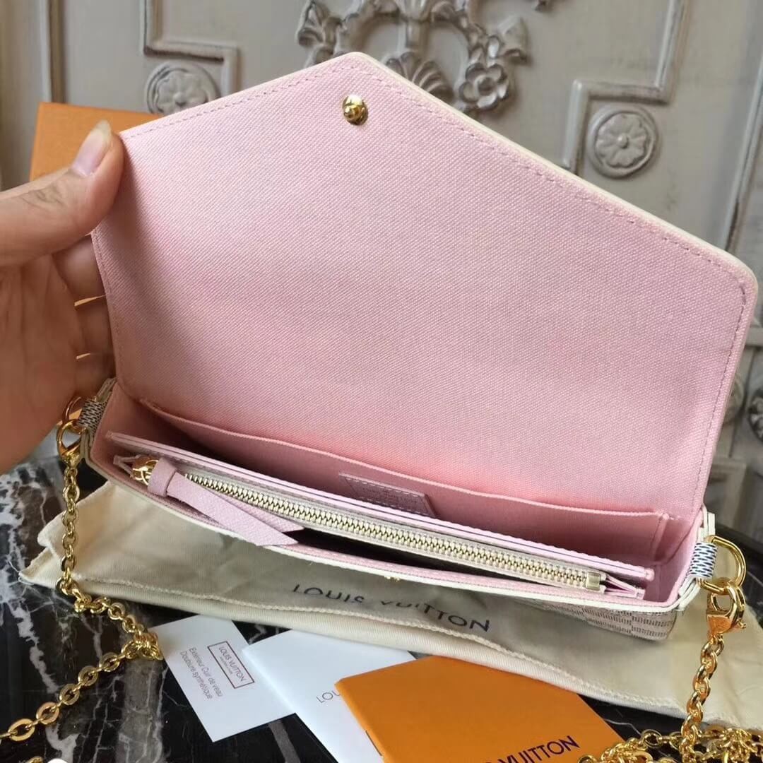 Louis Vuitton Damier Azur Canvas Pochette Felicie N63106