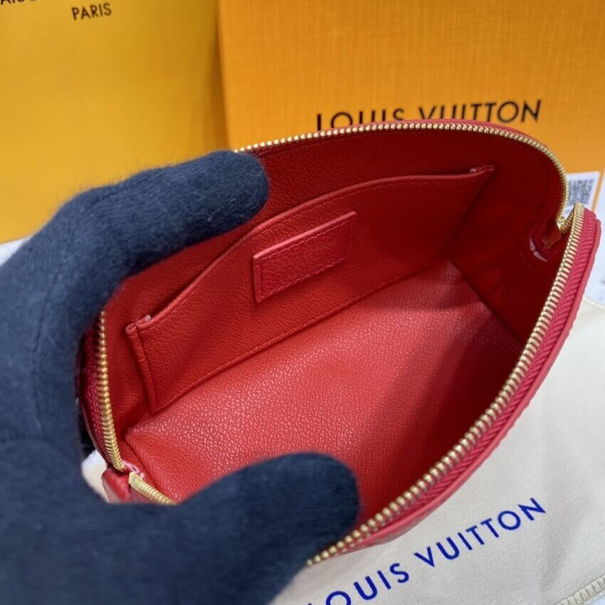 Louis Vuitton Monogram Empreinte Cosmetic Pouch PM M69414