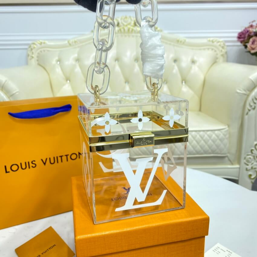 Louis Vuitton Cube Scott Box in Transparent GI0488