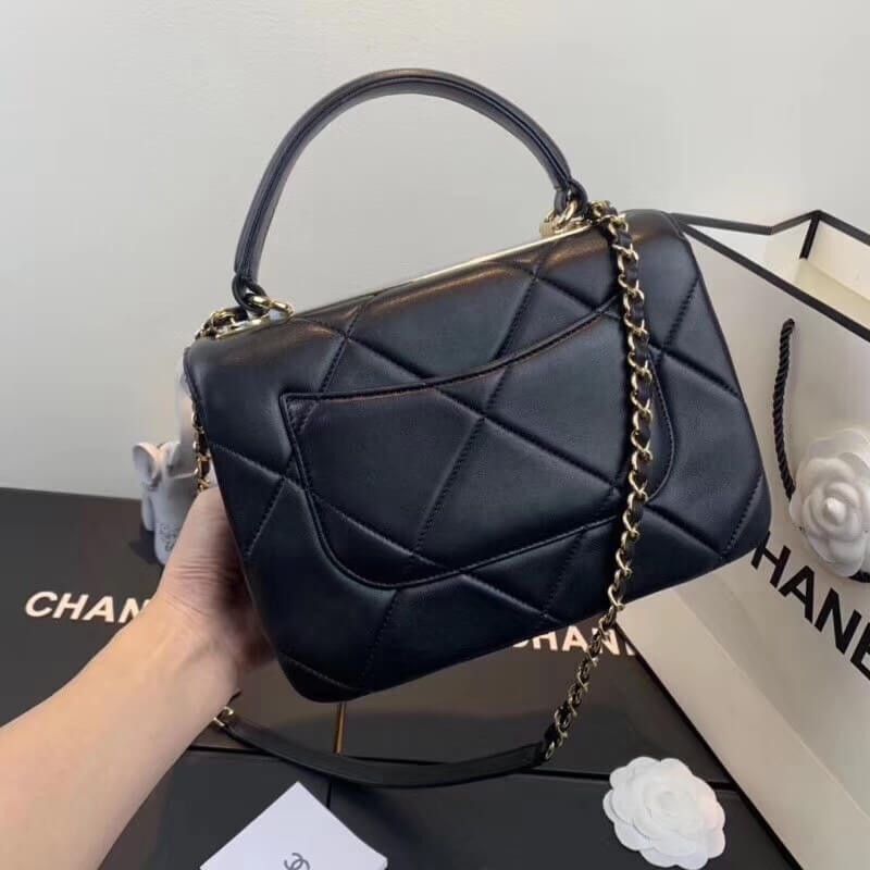 Chanel Small Flap Bag With Top Handle A92236