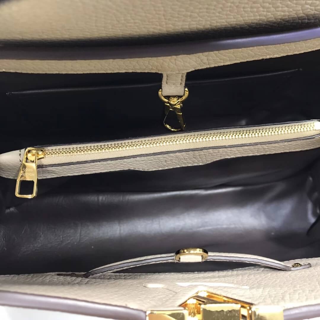 Louis Vuitton Taurillon Leather And Python Capucines MM N91711