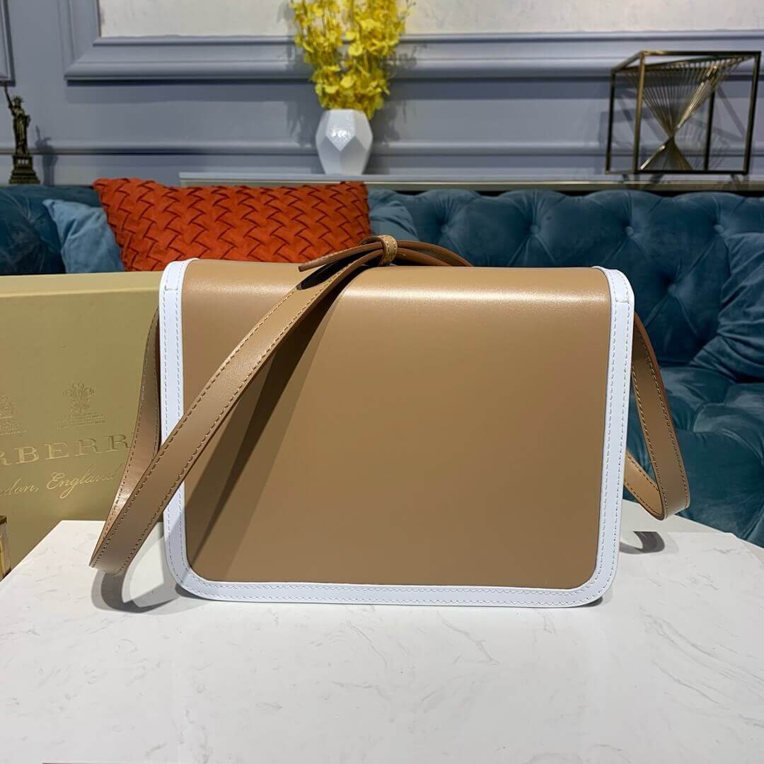 Burberry Medium Two-tone Leather TB Bag 80111991