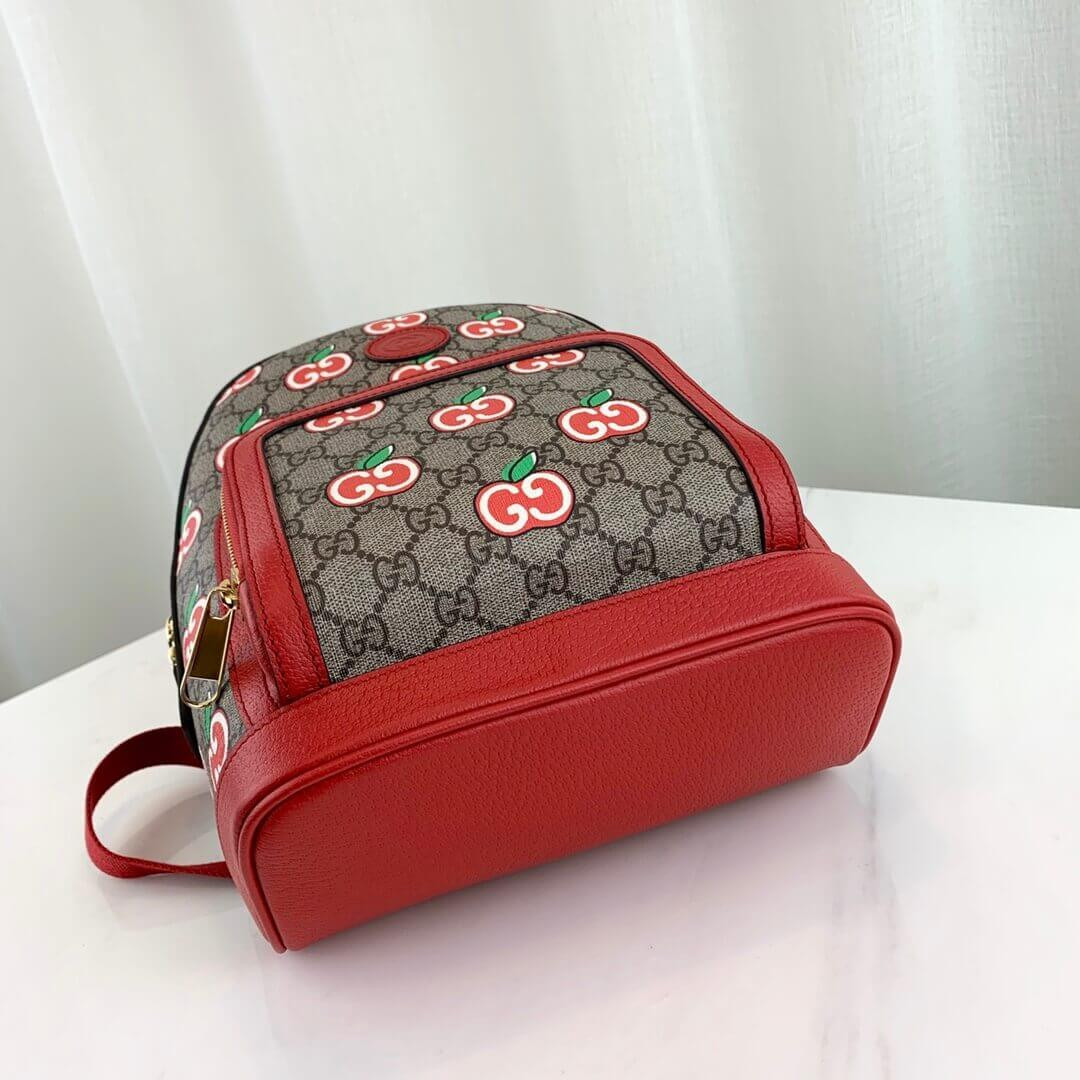 Gucci GG Apple Print Small Backpack 601296