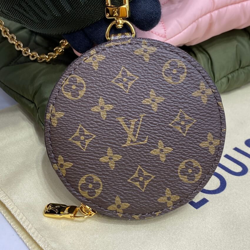 Louis Vuitton Econyl Maxi Multi Pochette Accessoires M58977 Khaki/Beige