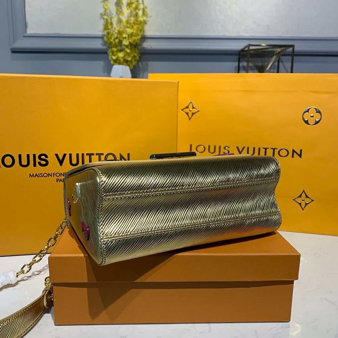 Louis Vuitton Epi Leather Twist MM M52891 Gold