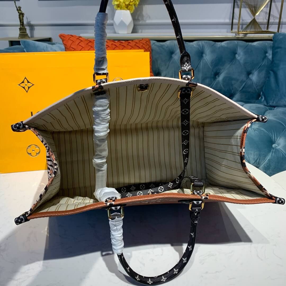 Louis Vuitton Onthego M44675 Ivory/Havana Beige