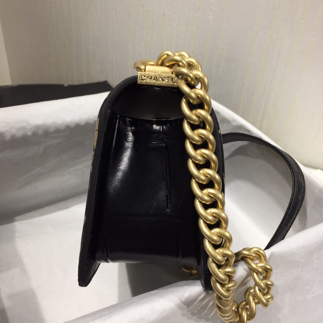 Chanel Small Boy Chanel Handbag A67085 Gold