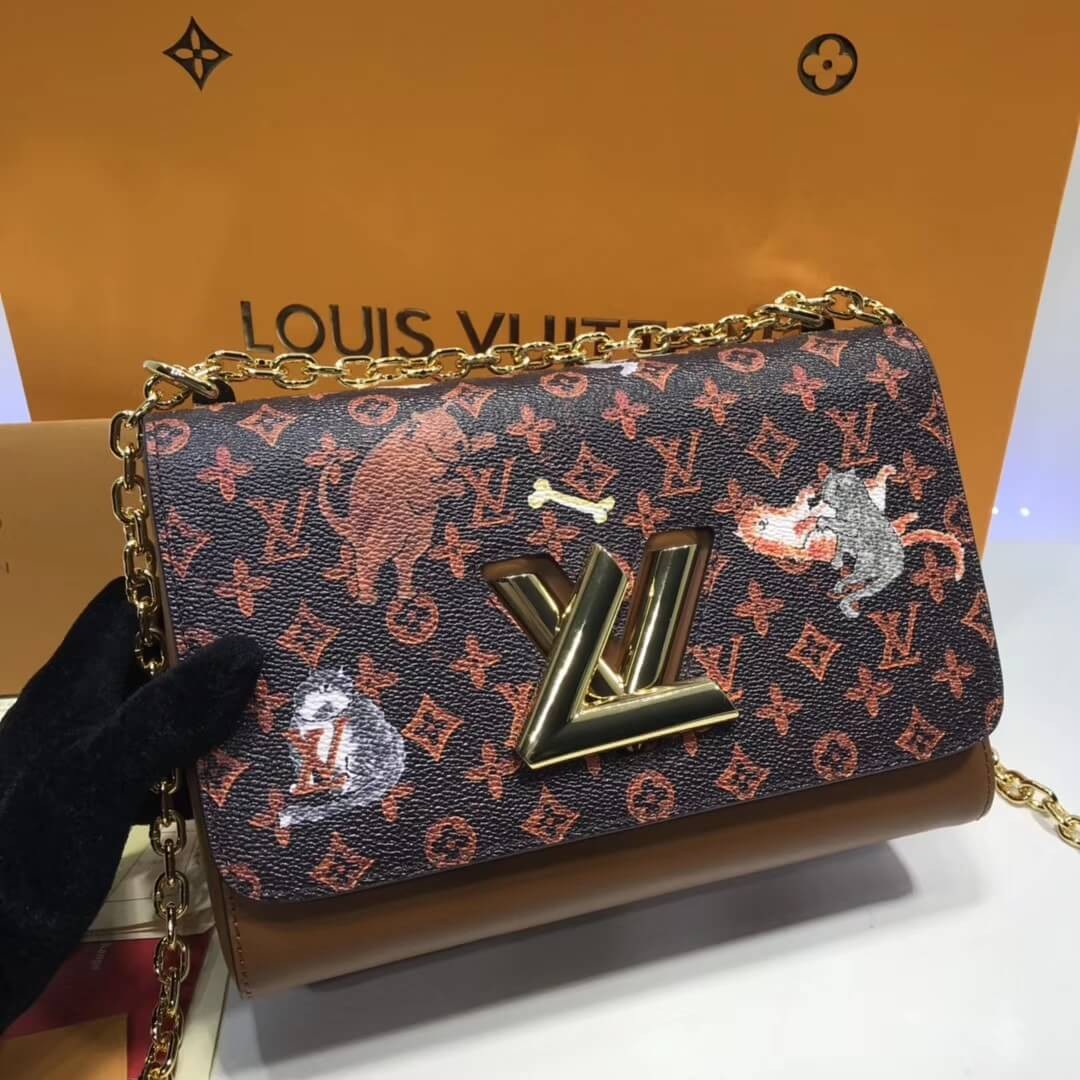 Louis Vuitton Monogram Canvas Twist MM M44408