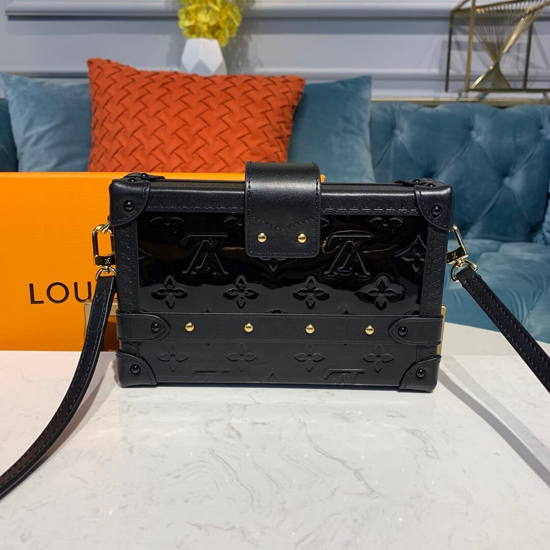 Louis Vuitton Monogram Vernis Petite Malle M54180 M54181