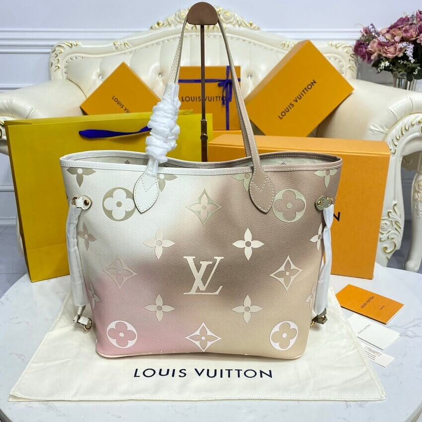 Louis Vuitton Neverfull MM M59859 Sunset Kaki