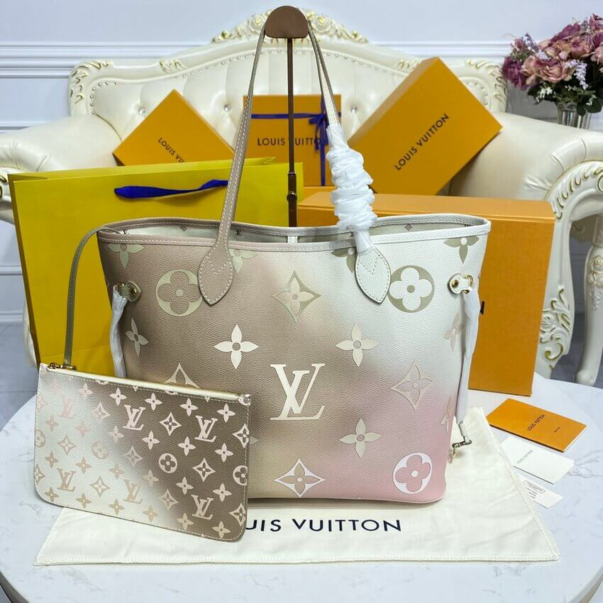 Louis Vuitton Neverfull MM M59859 Sunset Kaki