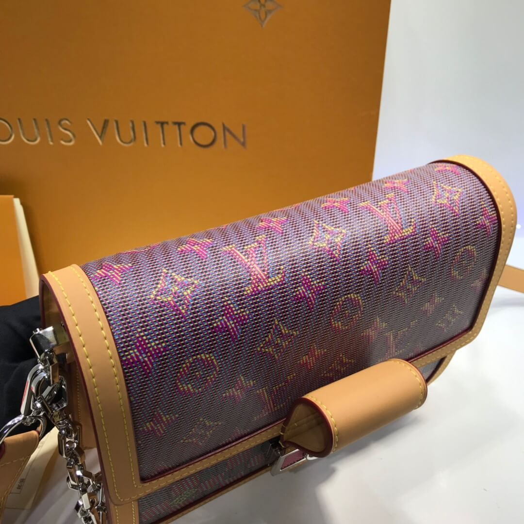 Louis Vuitton Printed Calf Leather Dauphine MM M55452