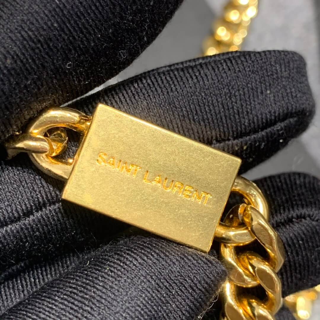 Saint Laurent Smooth Calfskin Small Classic Monogram Kate Tassel Satchel 354120