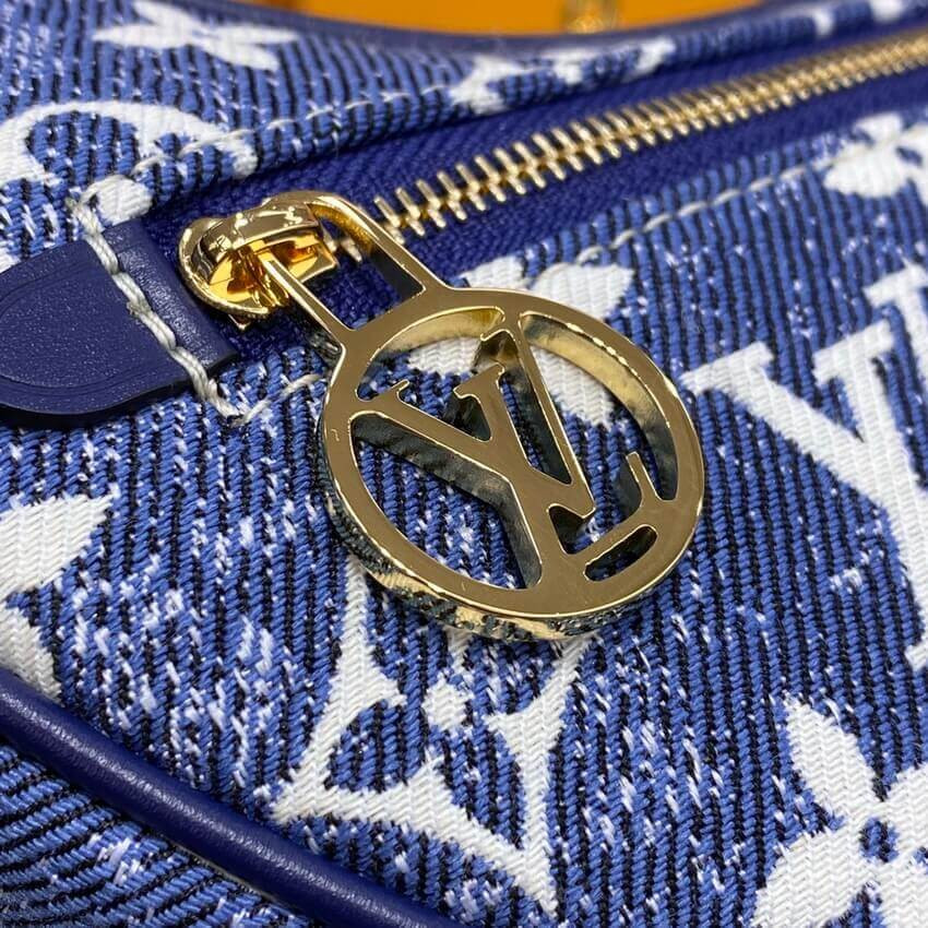 Louis Vuitton Monogram Denim Loop Bag M81166 Blue