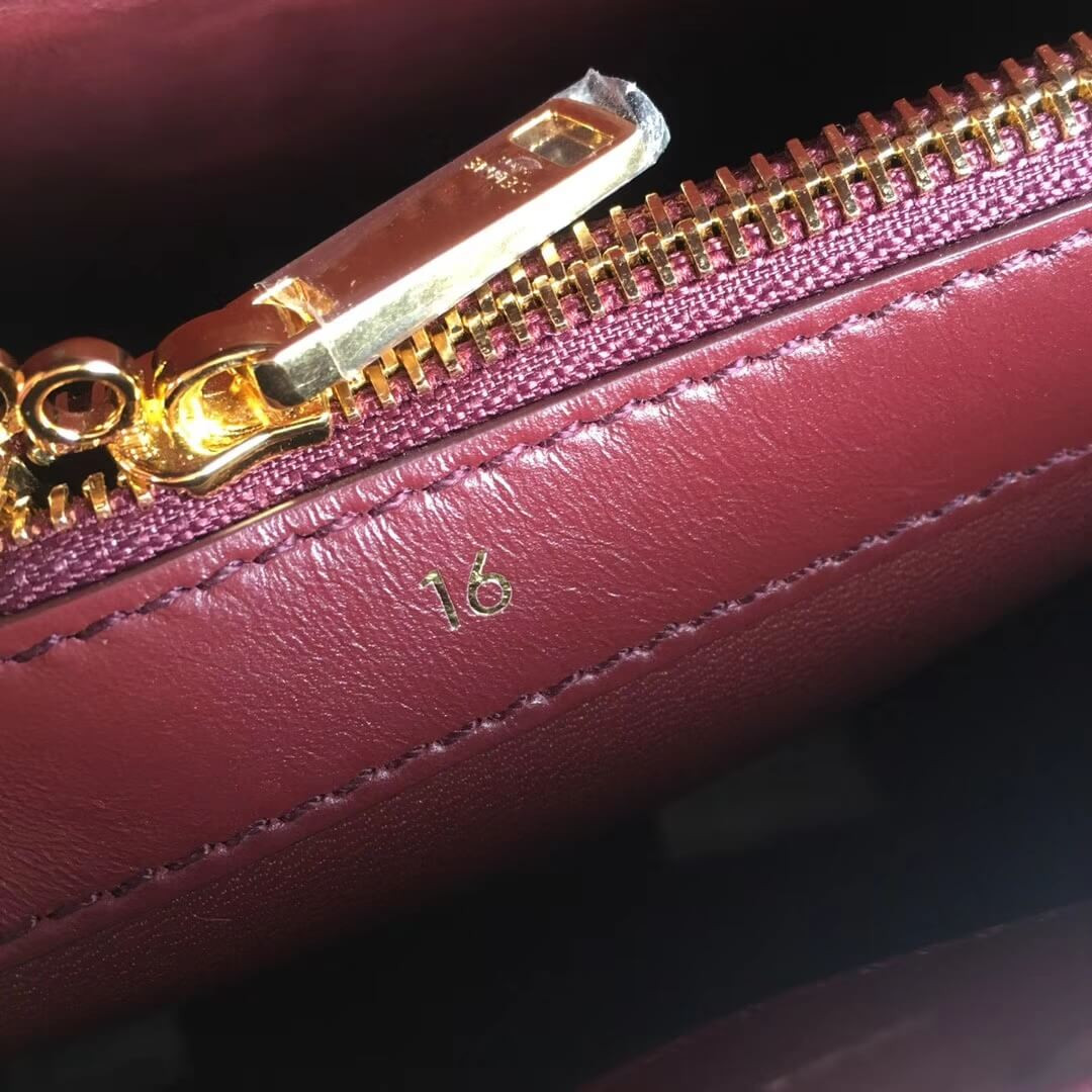 Celine Medium 16 Bag In Satinated Calfskin 187373