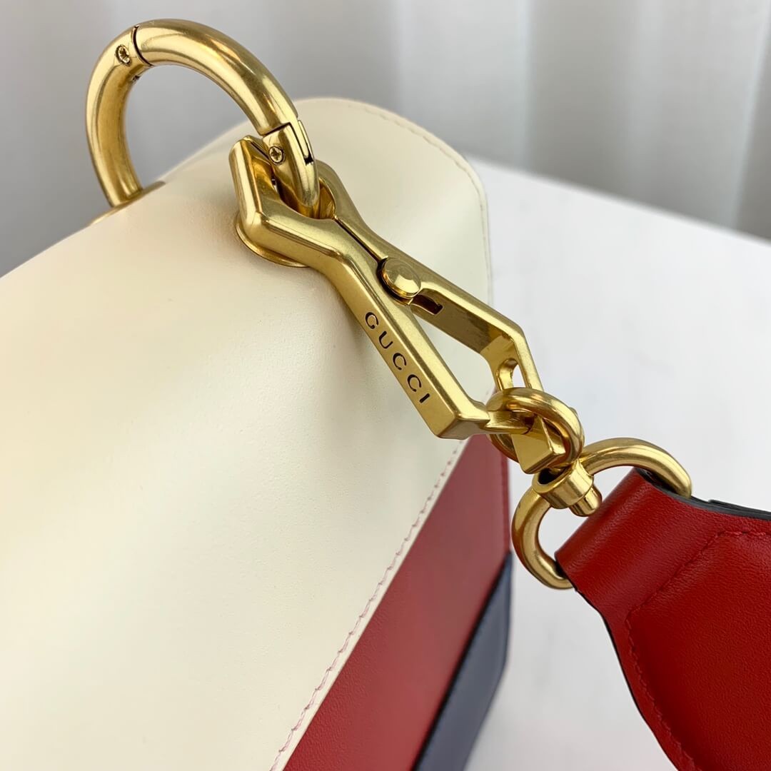 Gucci Queen Margaret Shoulder Bag 476542 Blue/Red/White