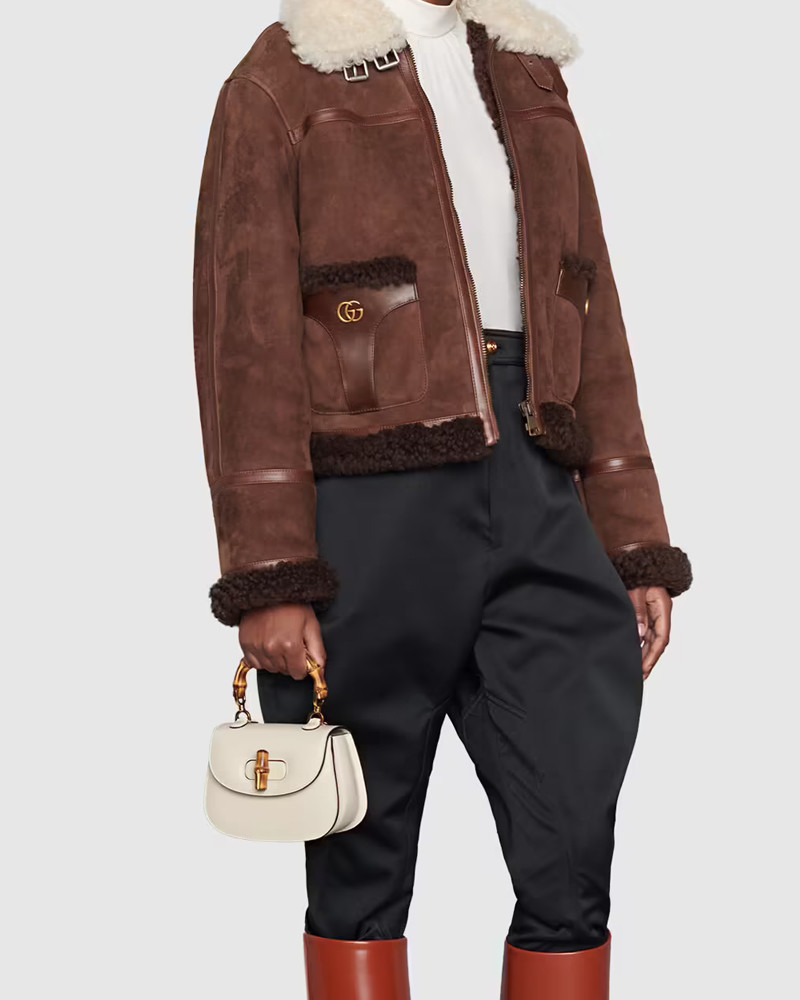 Gucci Mini Top Handle Bag with Bamboo 686864