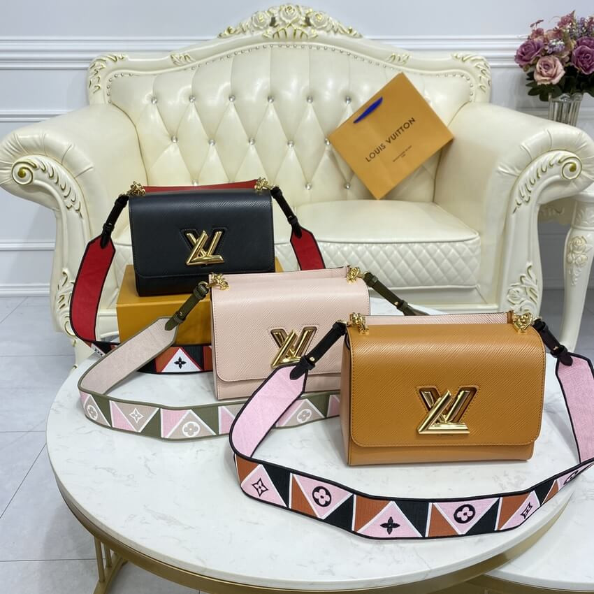 Louis Vuitton Epi Leather Twist MM M59027 Black