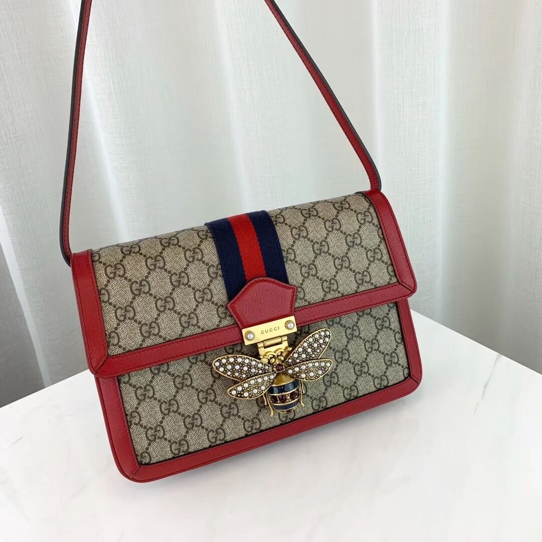 Gucci Queen Margaret GG Supreme Medium Shoulder Bag 524356