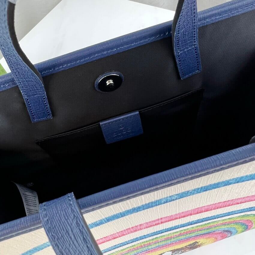 Gucci Tote Bag Cat Print 605614