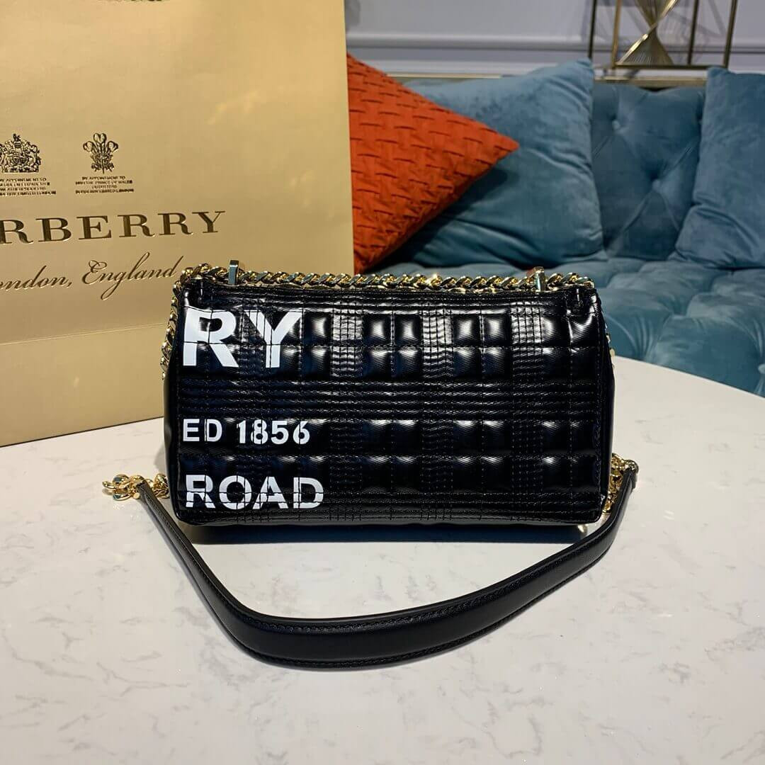 Burberry Small Horseferry Print Quilted Lola Bag 80216191