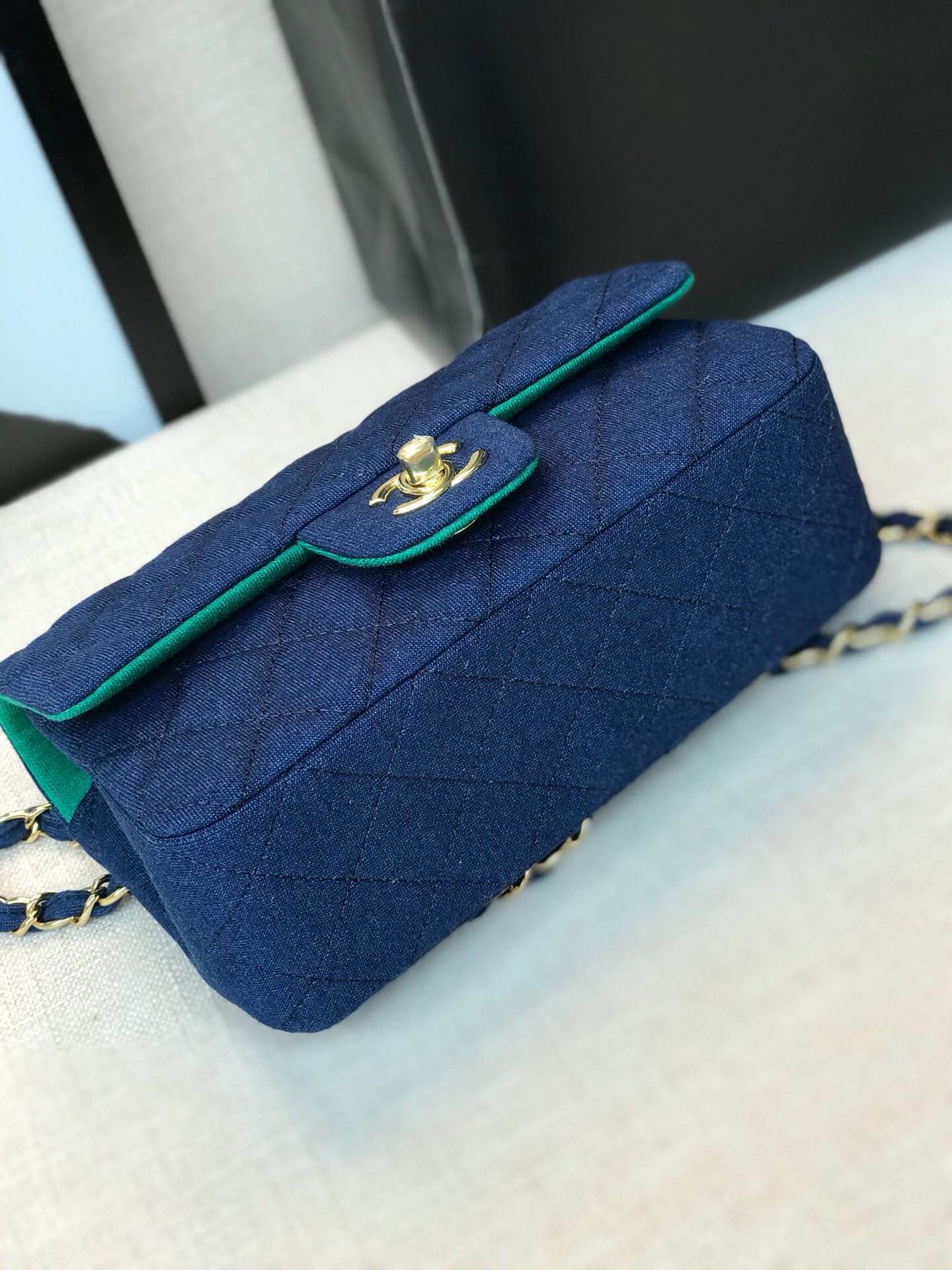 Chanel Jersey Classic Handbag A01112