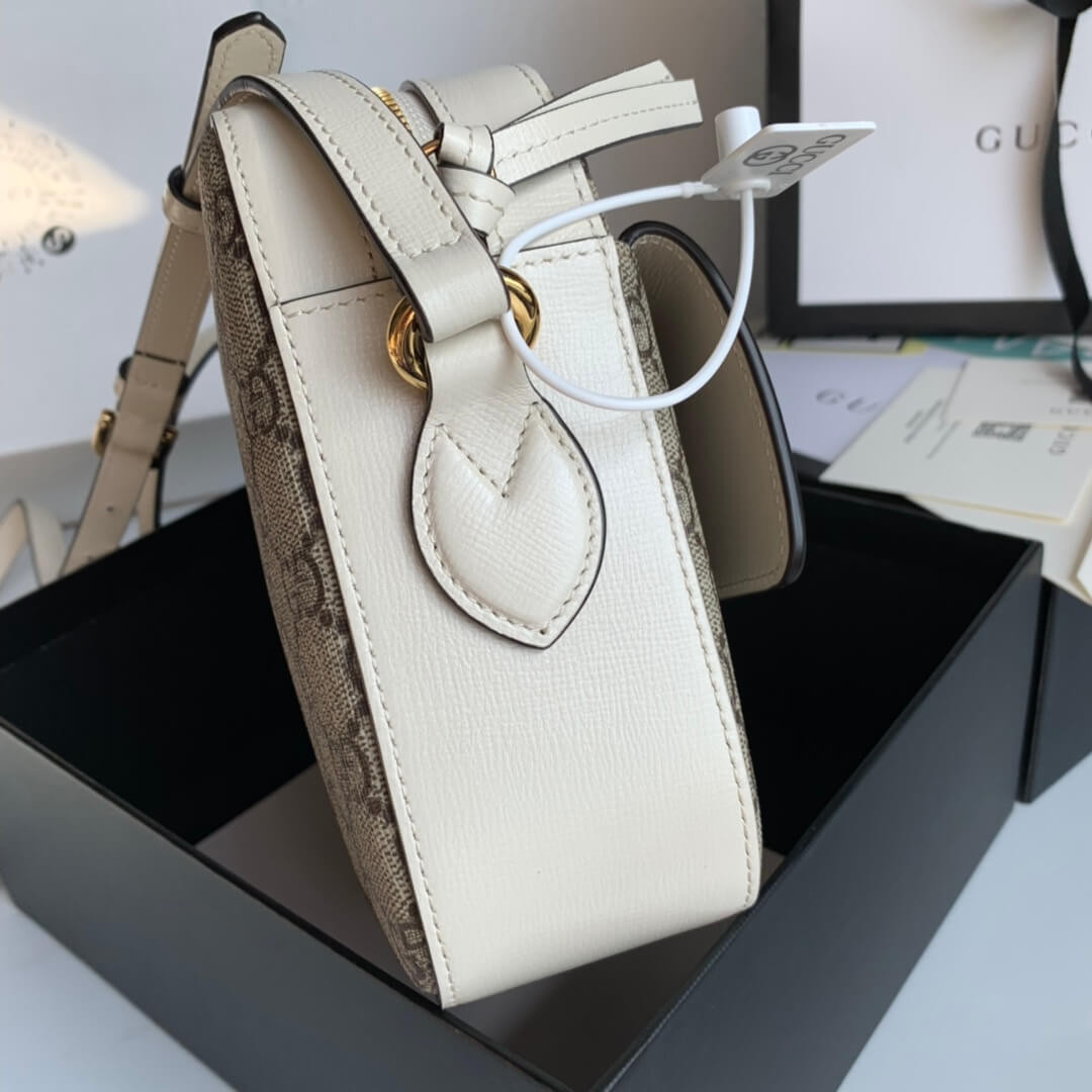 Gucci Horsebit 1955 Small Shoulder Bag in Canvs 645454