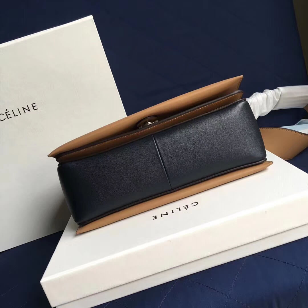 Celine Frame Medium Shoulder Bag 180263 Brown/Black