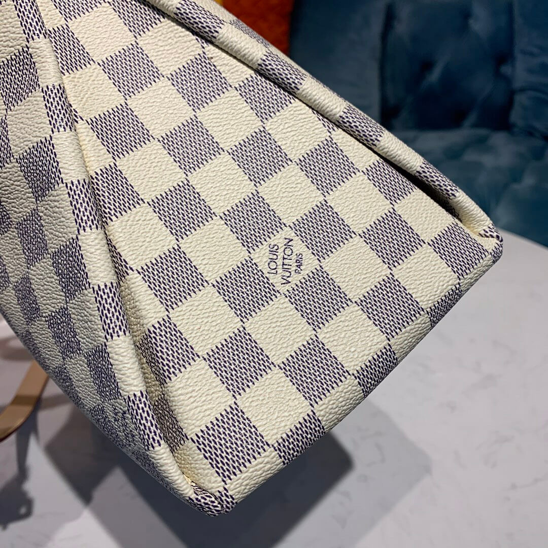 Louis Vuitton Damier Azur Canvas Lymington N40022