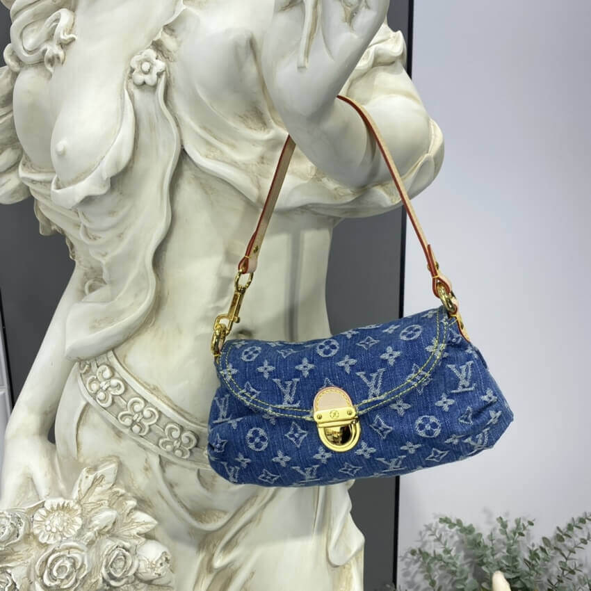 Louis Vuitton Monogram Denim Mini Pleaty M95050