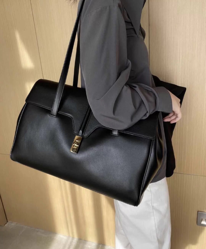 Celine Large Soft 16 Bag In Supple Grained Calfskin 194043