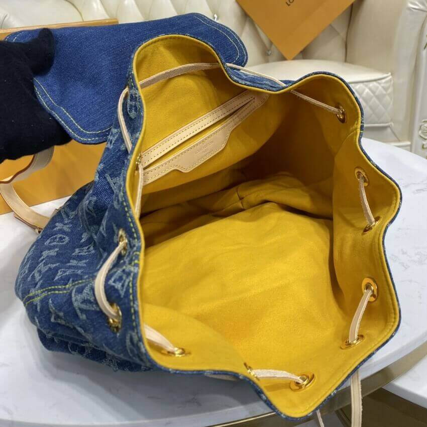 Louis Vuitton Monogram Denim Sac A Dos GM Backpack M95056