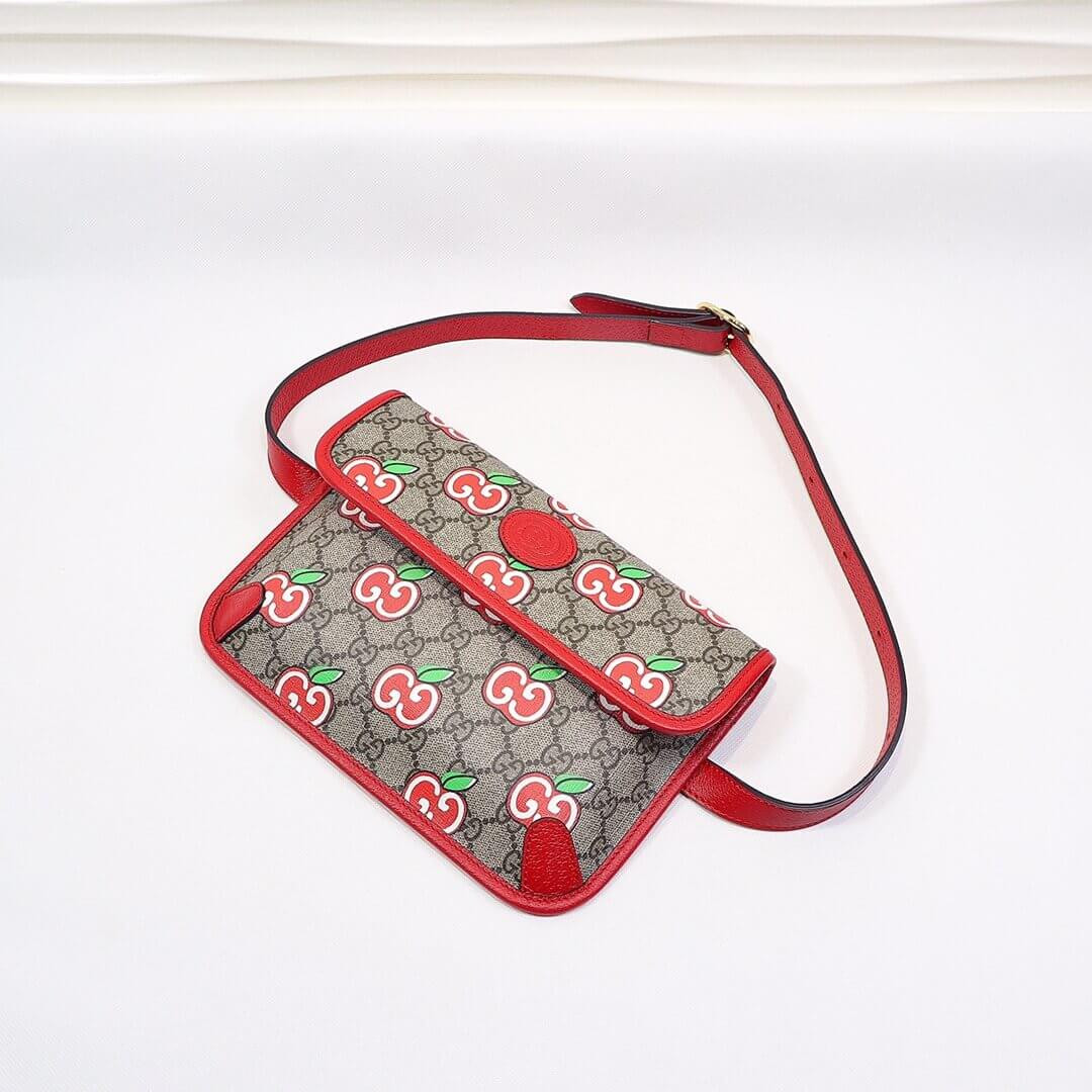 Gucci GG Apple Print Belt Bag 625233