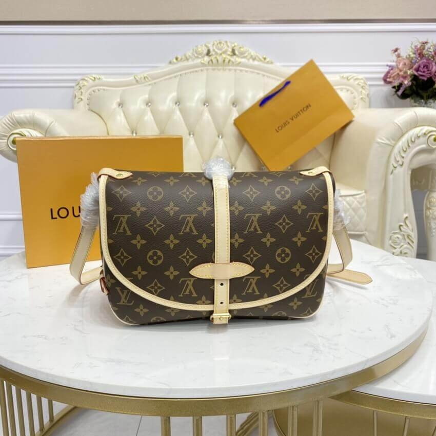 Louis Vuitton Monogram Canvas Saumur MM M40710