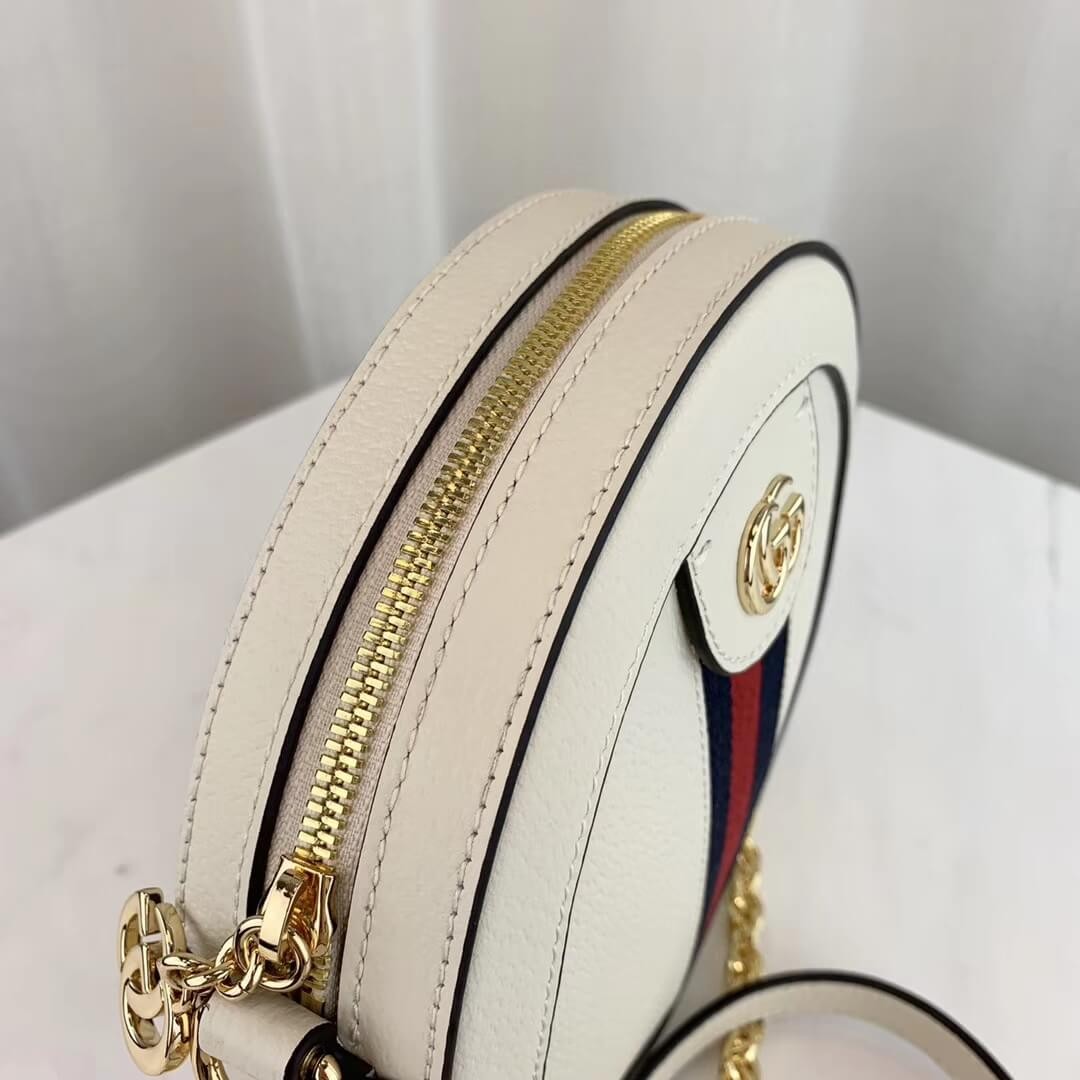 Gucci Ophidia Mini Round Shoulder Bag 550618