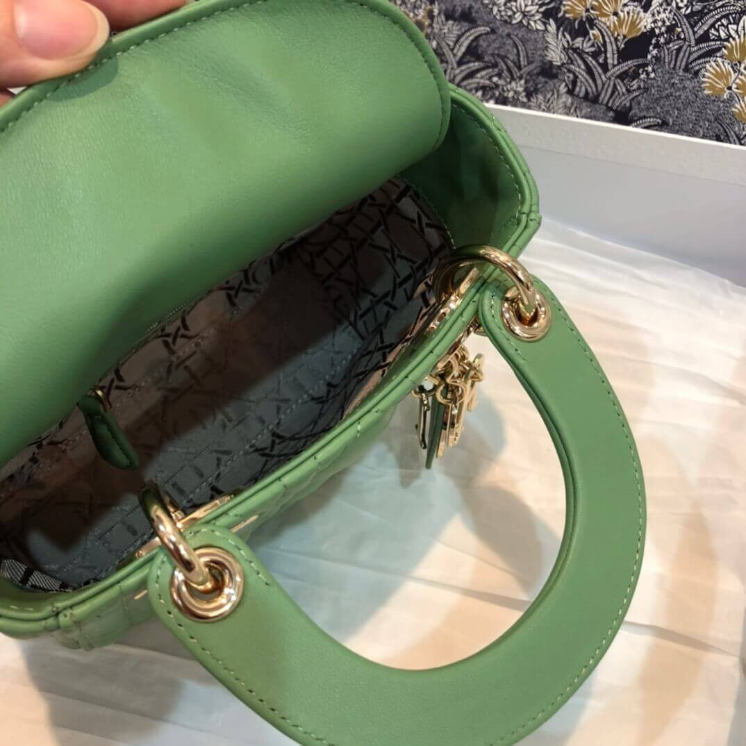 Christian Dior Lambskin Mini Lady Dior Bag 44500