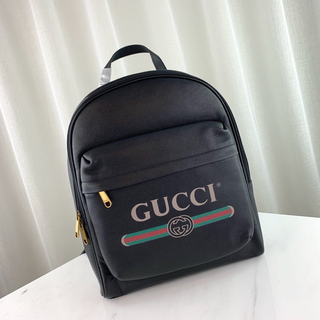 Gucci Print Leather Backpack 547834