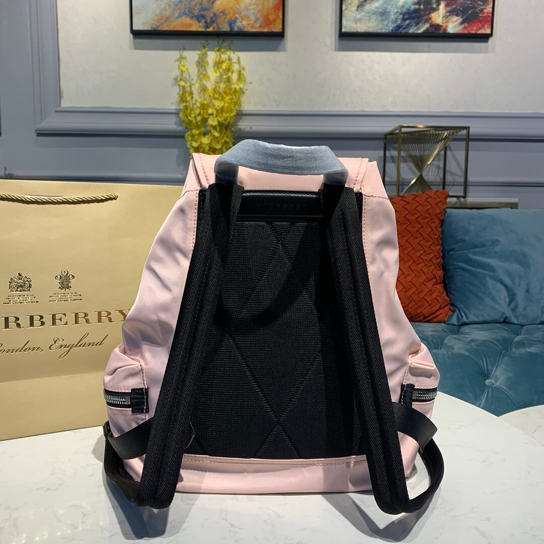 Burberry The Medium Rucksack in Logo Print Nylon 80116181