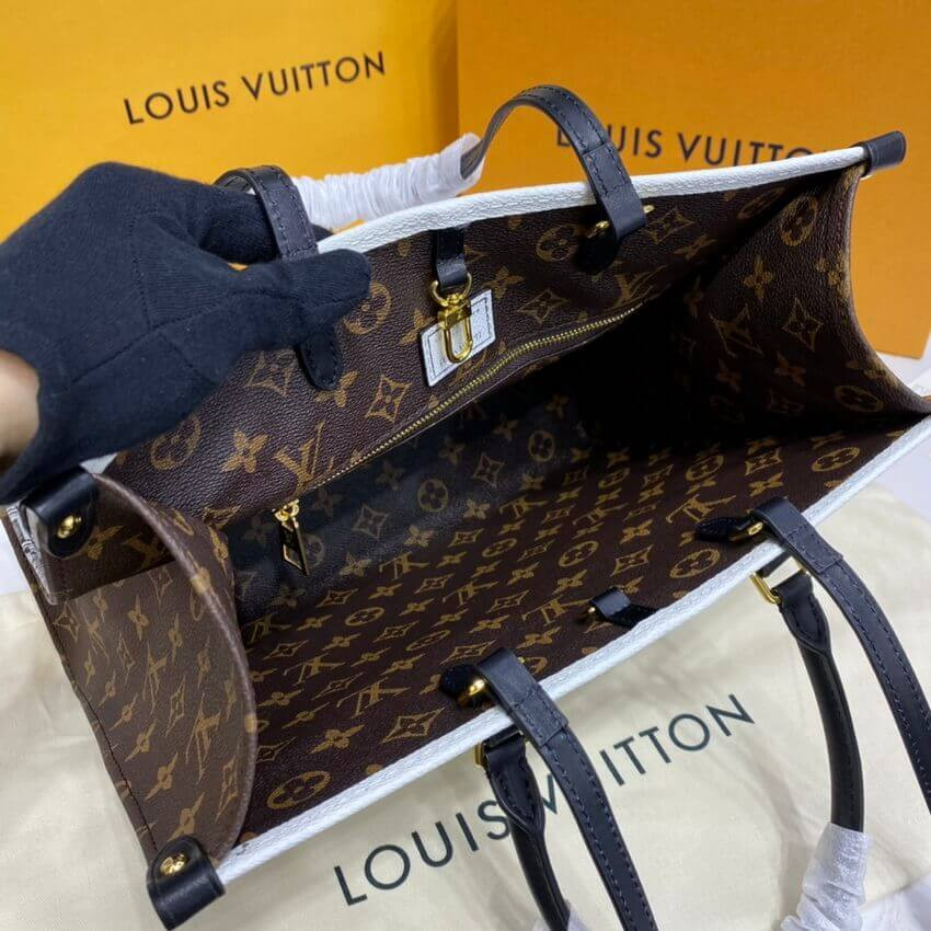 Louis Vuitton Printed Matte Calf Leather Onthego MM M59264