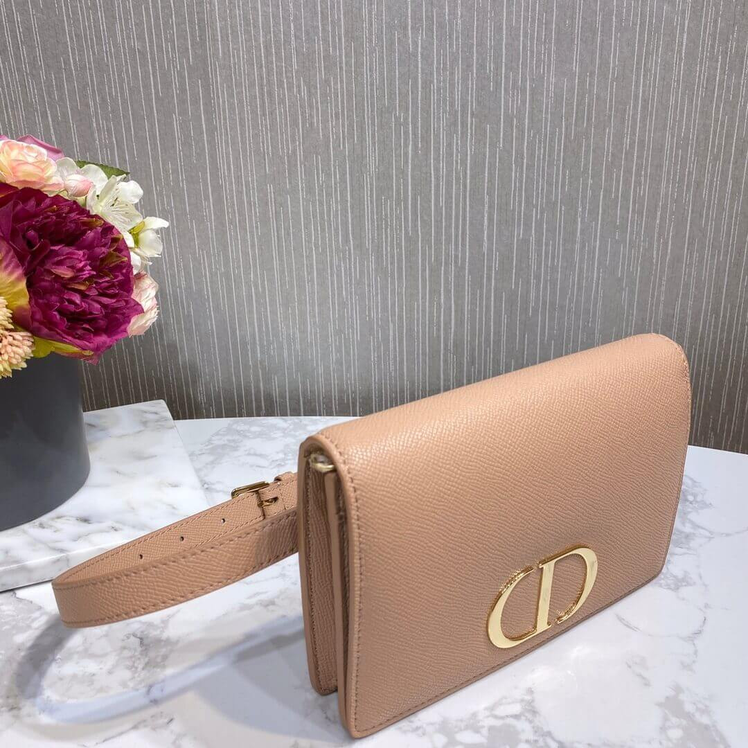 Christian Dior 30 Montaigne 2-In-1 Pouch Grained Calfskin S2086