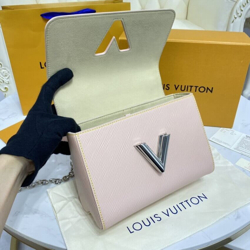 Louis Vuitton Epi Leather Twist MM M50282 Rose Ballerine