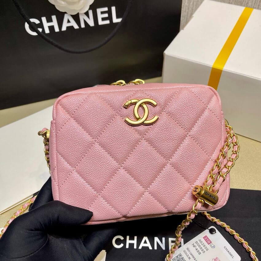 Chanel Grained Calfskin Camera Bag AS2856