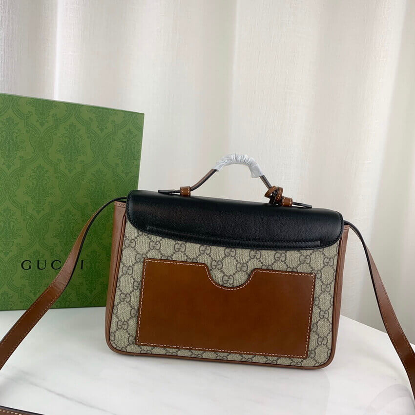 Gucci Padlock Small Shoulder Bag in GG Supreme Canvas 644527