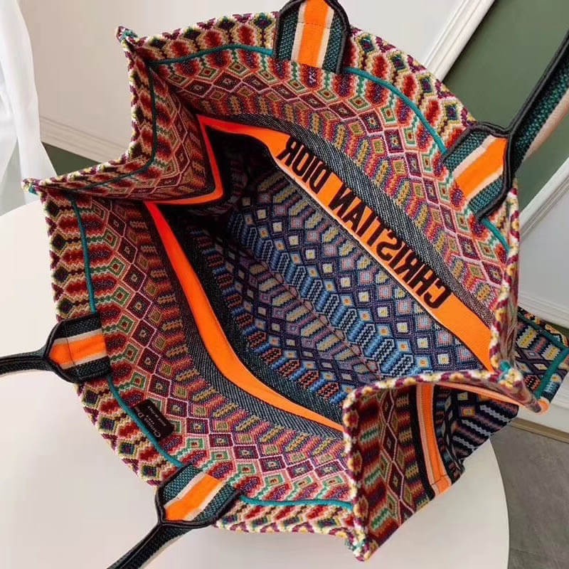 Christian Dior Book Tote Bag M1286 Orange