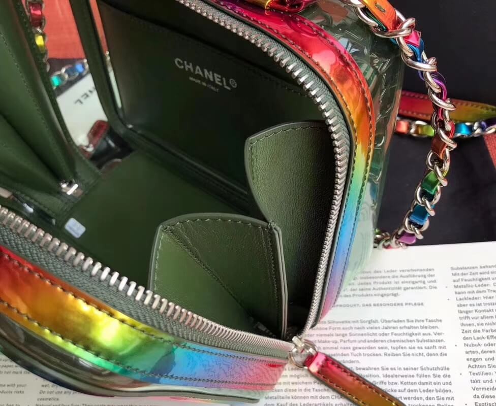 Chanel Vanity Case In Multicolour PVC A93343