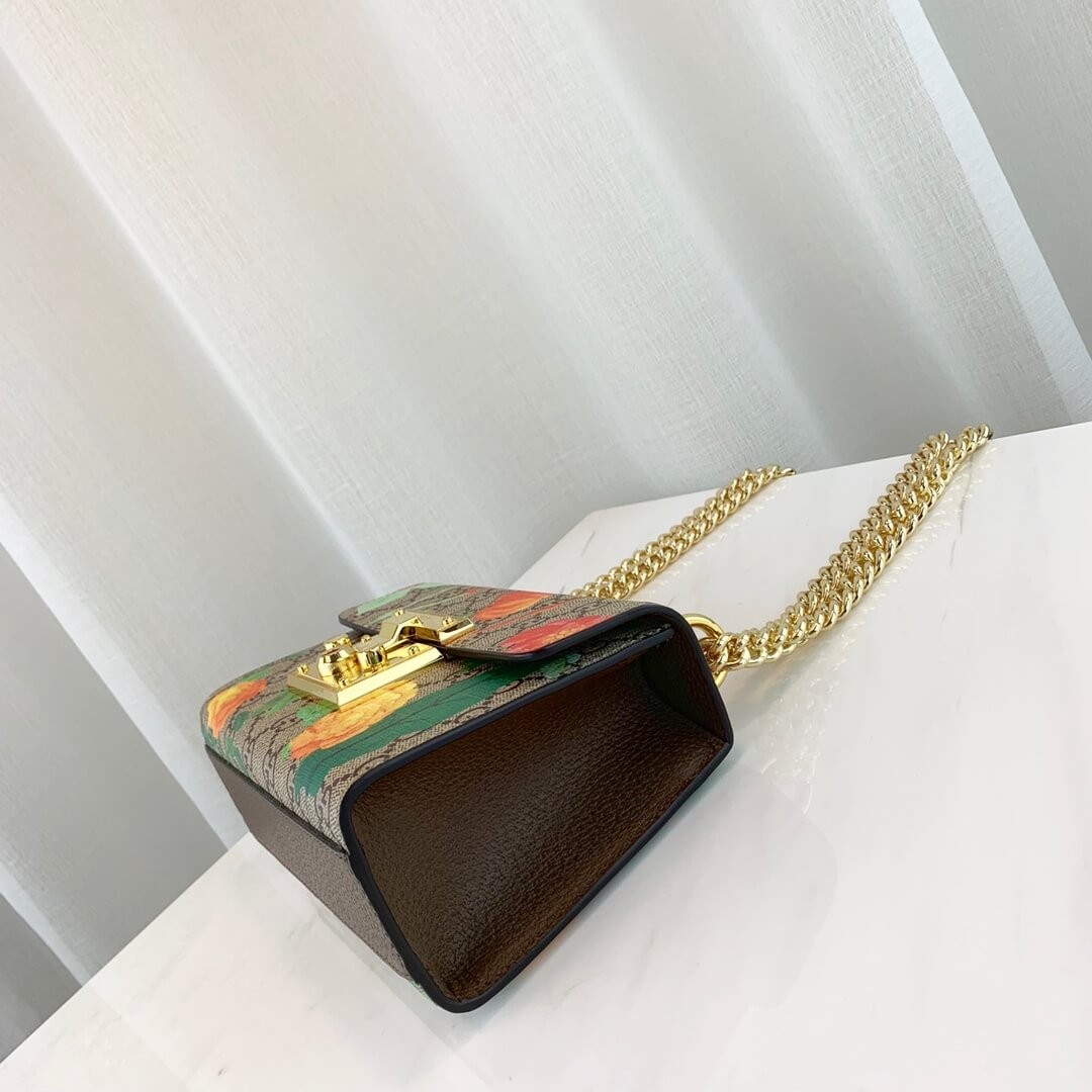 Gucci Padlock Small Gucci Tian Shoulder Bag 409487
